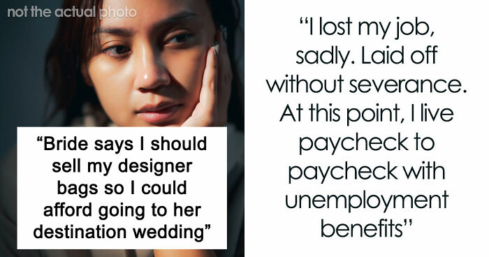 Broke Woman Tells Bride She Can No Longer Afford Her Destination Wedding, Her Response Floors Her