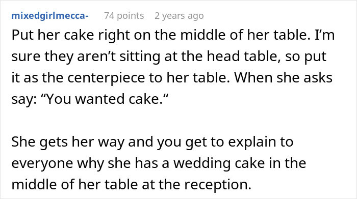 Suggestion to place unwanted wedding cake as centerpiece on table Suggestion to place unwanted wedding cake as centerpiece on table