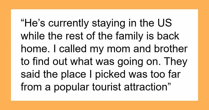 Parents Hijack Son’s Family Vacation Plans, Call Him Ungrateful When He Refuses To Go Along With It