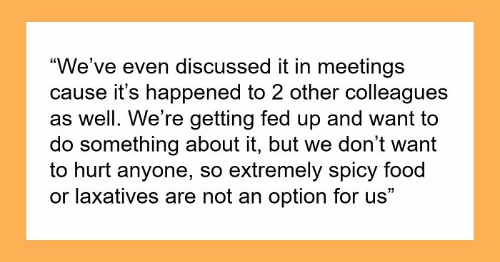 Worker Sets Trap For Office Food Thief, Then Realizes The Situation Is More Disturbing Than Expected