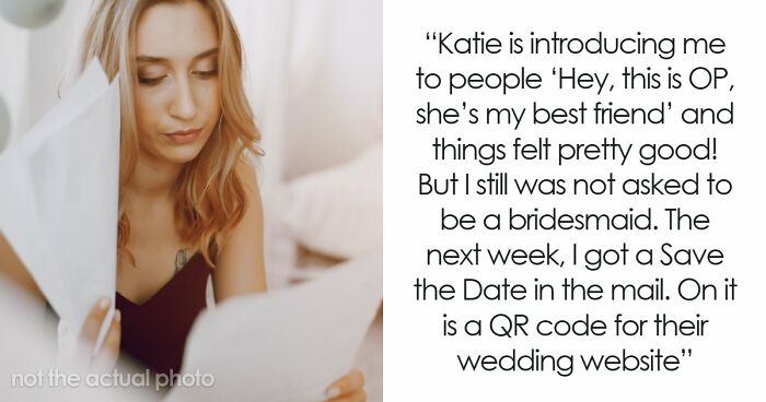 BFF Keeps Hinting Woman Will Be In Wedding Party Until A QR Code Reveals Eight Other Bridesmaids