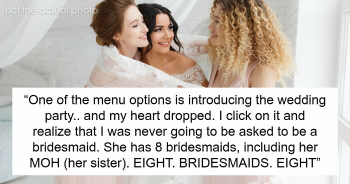 BFF Keeps Hinting Woman Will Be In Wedding Party Until A QR Code Reveals Eight Other Bridesmaids
