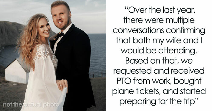 Couple Arranges PTO And Travel For Destination Wedding, Then Groom Says There’s No Room For Wife