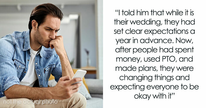 Couple Arranges PTO And Travel For Destination Wedding, Then Groom Says There’s No Room For Wife