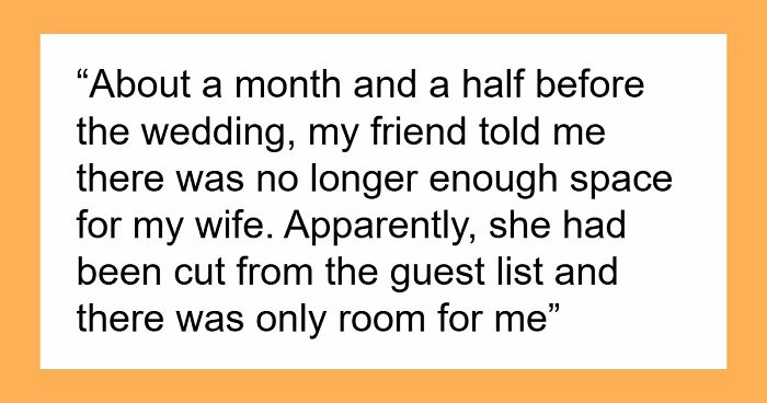 Couple Arranges PTO And Travel For Destination Wedding, Then Groom Says There’s No Room For Wife