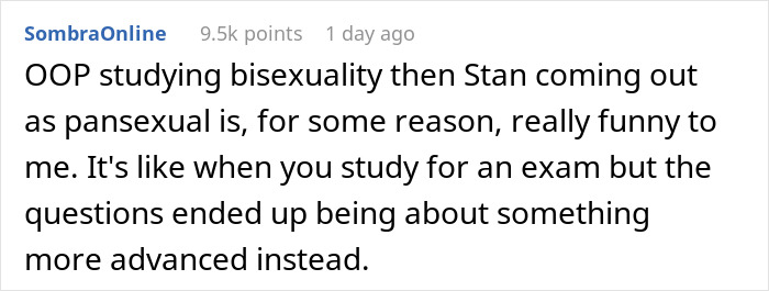 Comment about studying bisexuality and pansexuality humor Comment about studying bisexuality and pansexuality humor