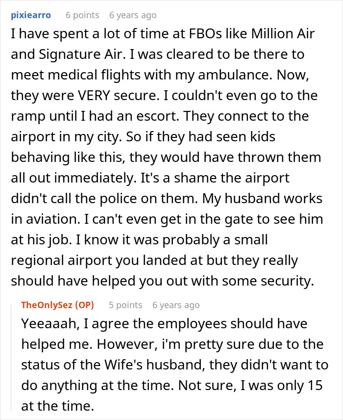 Aviation security and parenting outsourcing discussion in rich mom story comments Aviation security and parenting outsourcing discussion in rich mom story comments