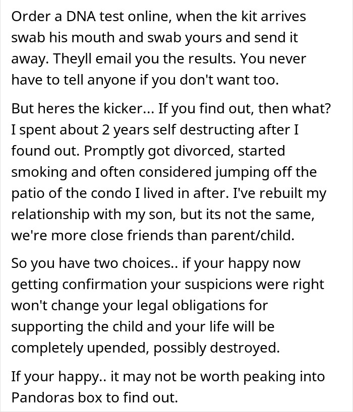 Guy Has Suspicions Over Daughter Not Being His, Turns Out It's Way Worse Than He Could Have Guessed Guy Has Suspicions Over Daughter Not Being His, Turns Out It's Way Worse Than He Could Have Guessed