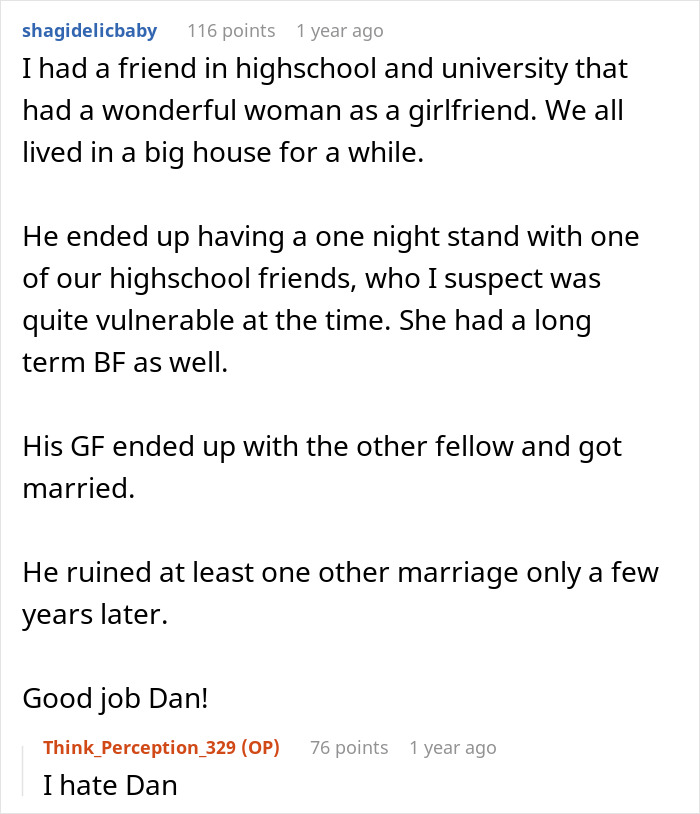 Text about a friend's complicated relationship and affair partner Text about a friend's complicated relationship and affair partner