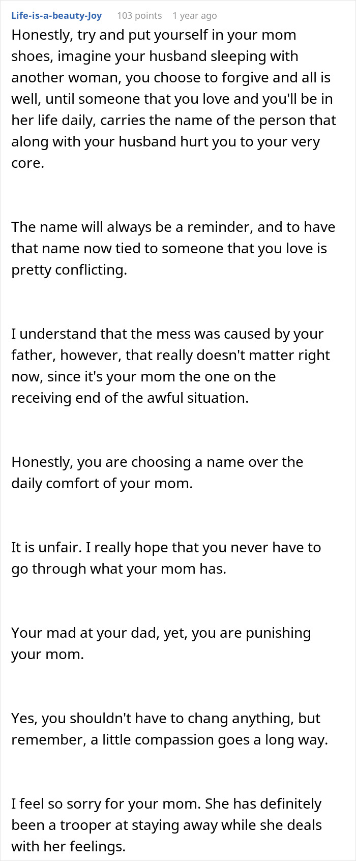 Woman Finds Out The Name She Gave Her Baby Has A Bad History In Her Family, Refuses To Change It Woman Finds Out The Name She Gave Her Baby Has A Bad History In Her Family, Refuses To Change It