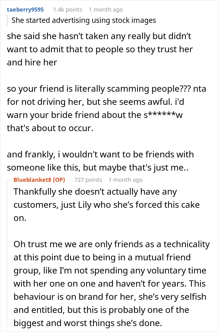 Wedding Cake Drama Ruins Friendship: "Started Advertising Using Stock Images" Wedding Cake Drama Ruins Friendship: "Started Advertising Using Stock Images"