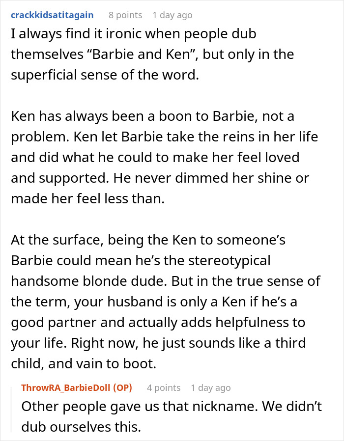 Husband Can't Believe Wife Isn't The Same "Barbie" He Married, Throws A Tantrum
