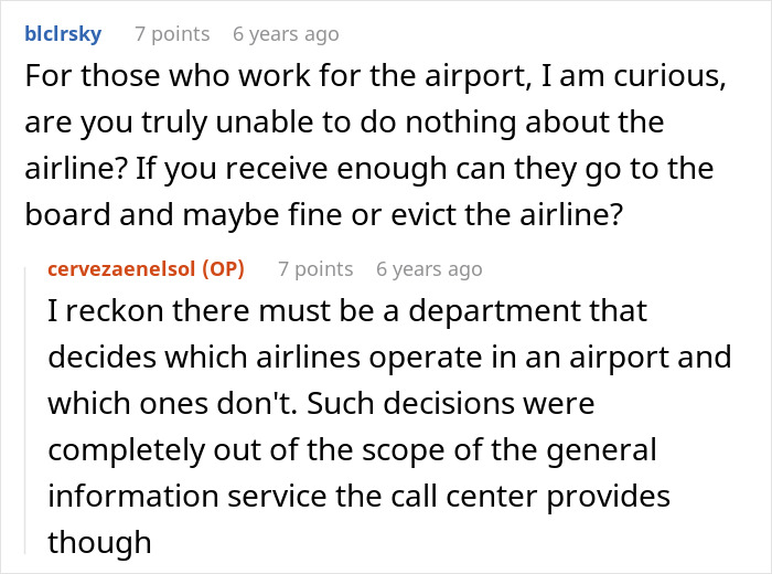 Curious airport worker questions airline authority and decision-making processes Curious airport worker questions airline authority and decision-making processes