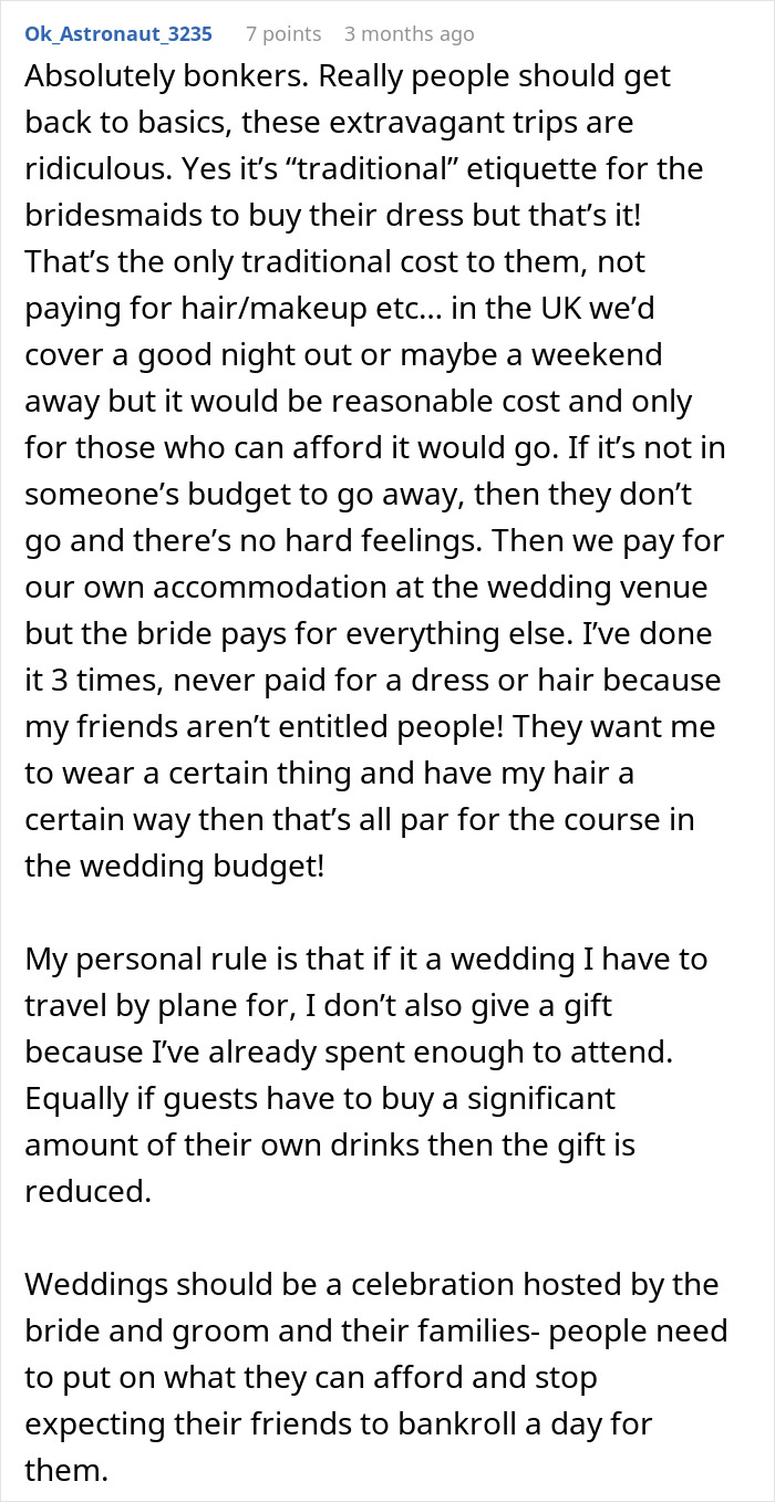 &ldquo;In This Economy?&rdquo;: Friend&rsquo;s Wedding Turns Into A Financial Nightmare For One Bridesmaid