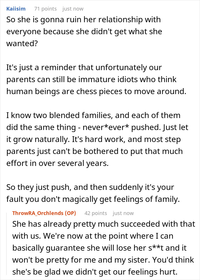Delulu Mom Wants A Perfect Blended Family, Throws A Hissy Fit When Kids Reject Her Ideology Delulu Mom Wants A Perfect Blended Family, Throws A Hissy Fit When Kids Reject Her Ideology
