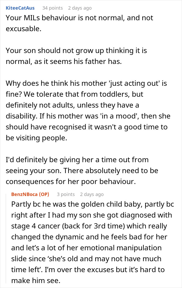 Grandma throws a fit before family vacation, refusing to leave and clinging to a toddler during a fight. Grandma throws a fit before family vacation, refusing to leave and clinging to a toddler during a fight.