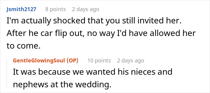SIL Makes A Weird Demand For The Wedding: "Immediately Said No"