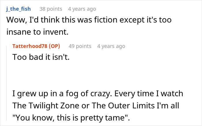 Comment on narcissistic MIL story being too insane to invent Comment on narcissistic MIL story being too insane to invent