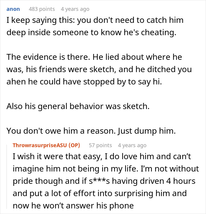 Woman Travels For Hours To Surprise Her Long-Distance Boyfriend, It Doesn’t Go As Planned Woman Travels For Hours To Surprise Her Long-Distance Boyfriend, It Doesn’t Go As Planned