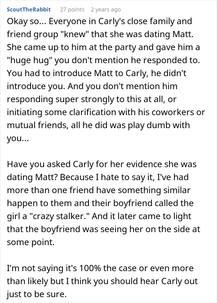 Woman Starts Dating Guy, Realizes He Might Have Been Lying About Being Single: "Stealing Her Boyfriend"