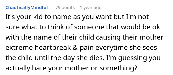 Woman Finds Out The Name She Gave Her Baby Has A Bad History In Her Family, Refuses To Change It Woman Finds Out The Name She Gave Her Baby Has A Bad History In Her Family, Refuses To Change It