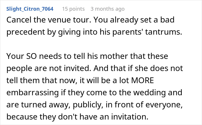 MIL Tries To Take Over Wedding Planning, Bride Can't Take It Anymore MIL Tries To Take Over Wedding Planning, Bride Can't Take It Anymore