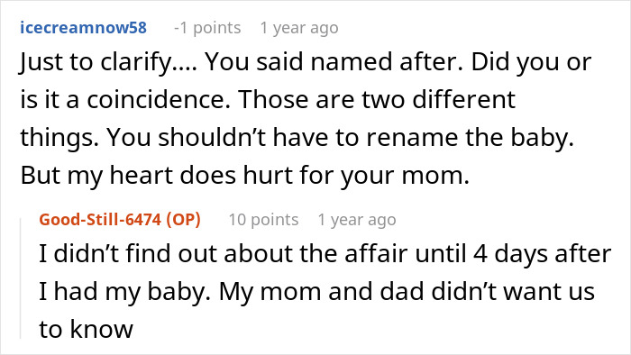 Woman Finds Out The Name She Gave Her Baby Has A Bad History In Her Family, Refuses To Change It Woman Finds Out The Name She Gave Her Baby Has A Bad History In Her Family, Refuses To Change It