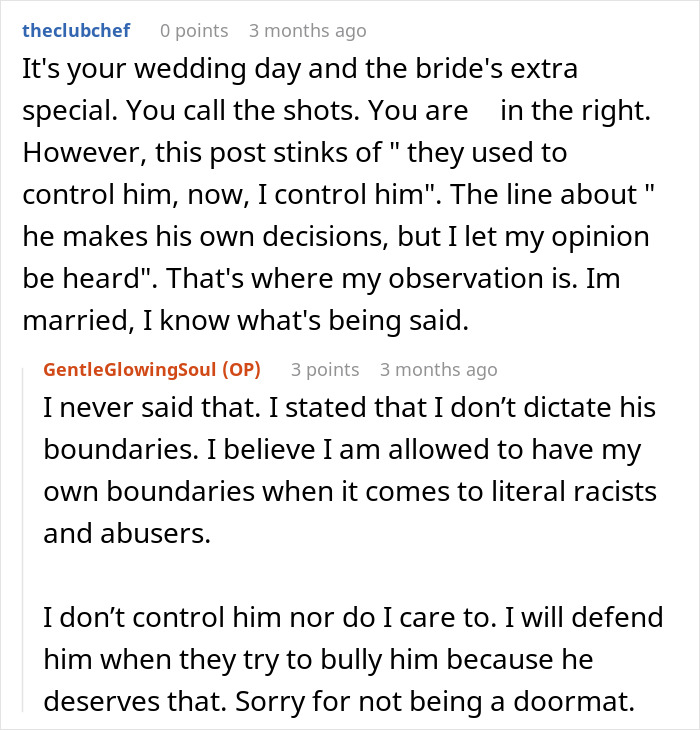SIL Makes A Weird Demand For The Wedding: "Immediately Said No"