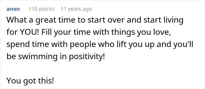 A positive comment encouraging a woman to start over after escaping a toxic guy and his jealousy.