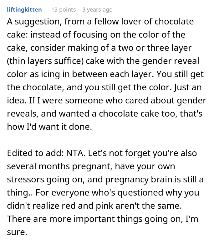 Chocolate gender reveal cake with pink icing layers and surprise inside Chocolate gender reveal cake with pink icing layers and surprise inside