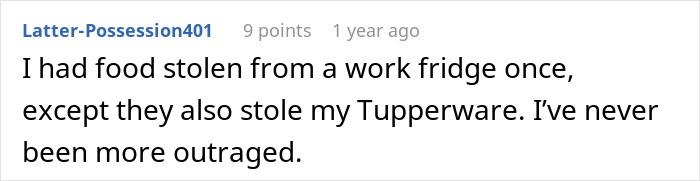 Worker Sets Trap For Office Food Thief, Then Realizes The Situation Is More Disturbing Than Expected Worker Sets Trap For Office Food Thief, Then Realizes The Situation Is More Disturbing Than Expected