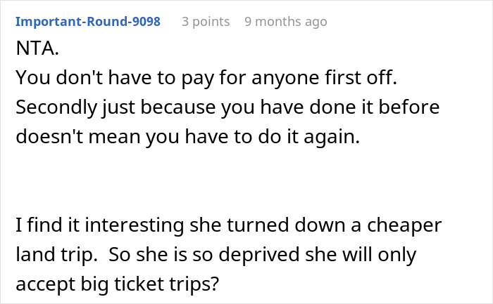 Guy Refuses To Keep Funding Single Mom's Vacation After Realizing What Her Kid Is Like Guy Refuses To Keep Funding Single Mom's Vacation After Realizing What Her Kid Is Like