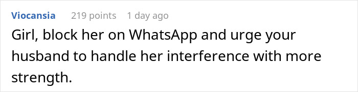 Advice to block MIL on WhatsApp and strengthen boundaries Advice to block MIL on WhatsApp and strengthen boundaries