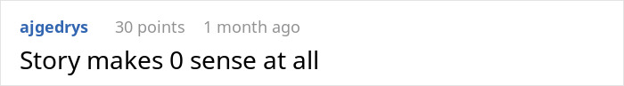 User comment expressing confusion about story's logic User comment expressing confusion about story's logic