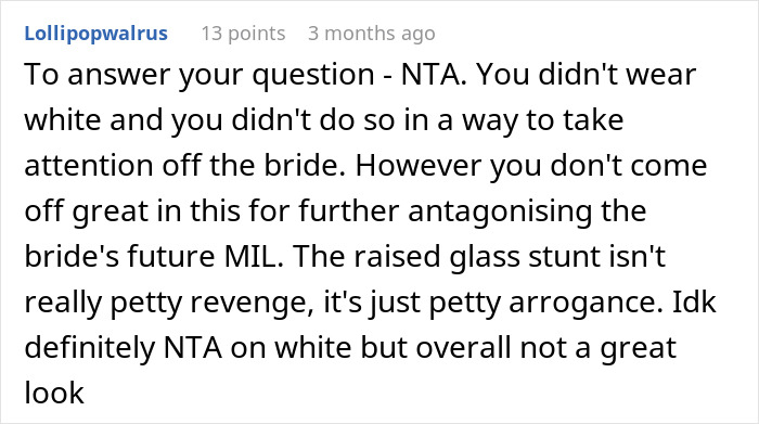 Guest Shamed Over Sleeveless Top And "White" Outfit Gets Unexpected Revenge Guest Shamed Over Sleeveless Top And "White" Outfit Gets Unexpected Revenge