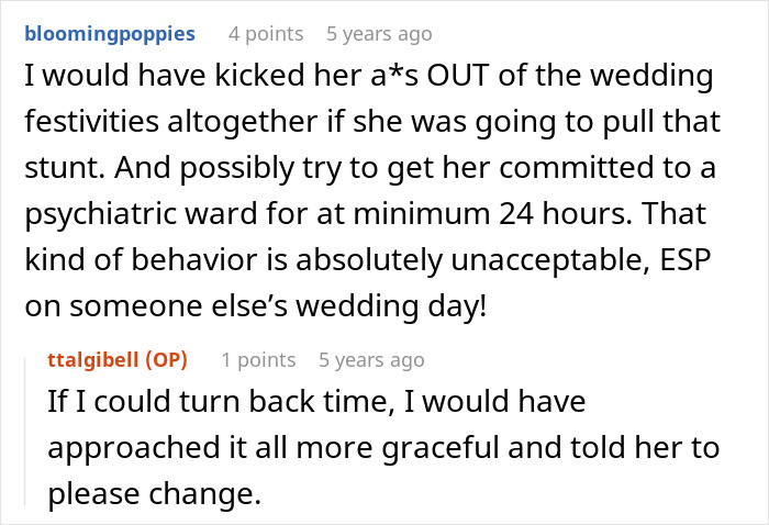 Commenter expresses anger about bride's disruptive behavior at stepbrother's wedding Commenter expresses anger about bride's disruptive behavior at stepbrother's wedding