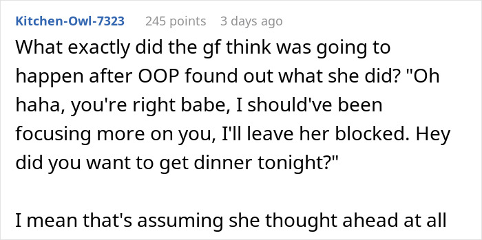 Woman Can't Believe Boyfriend Supports Female Friend In Her Time Of Need, Does Something Drastic