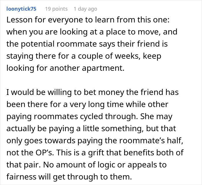 23YO Outs "Secret Roomie" To Landlord As She Has Been Squatting For Months Without Paying Rent