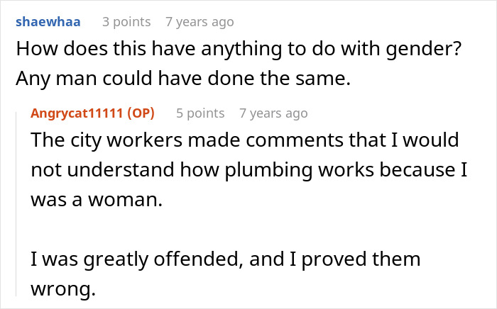 Woman Notices One Major Problem Sexist Water Department Workers Missed: "Didn't Know What I Was Talking About"