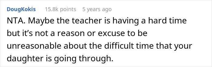 A comment supports the mom blasting the school regarding her 11YO undergoing chemotherapy and facing repeating grade. A comment supports the mom blasting the school regarding her 11YO undergoing chemotherapy and facing repeating grade.