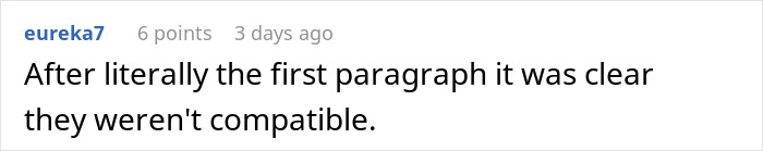 A comment about an introverted GF and her boyfriend's bar crawl, stating they weren't compatible. A comment about an introverted GF and her boyfriend's bar crawl, stating they weren't compatible.