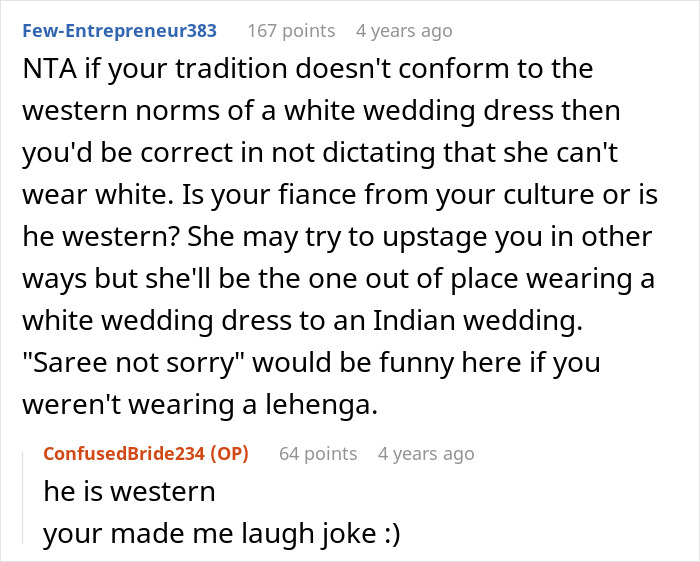 Woman Confused About Fiancé's Reaction To His Mom’s Dress For Their Wedding, He Comes To Explain Woman Confused About Fiancé's Reaction To His Mom’s Dress For Their Wedding, He Comes To Explain