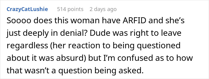 A screenshot showing a Reddit comment discussing a picky eater girlfriend in a relationship. A screenshot showing a Reddit comment discussing a picky eater girlfriend in a relationship.