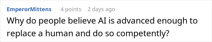 Boss Thinks AI Is Way Better Than Human Employees, Learns Just How Wrong He Is Boss Thinks AI Is Way Better Than Human Employees, Learns Just How Wrong He Is