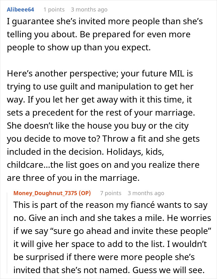MIL Tries To Take Over Wedding Planning, Bride Can't Take It Anymore MIL Tries To Take Over Wedding Planning, Bride Can't Take It Anymore