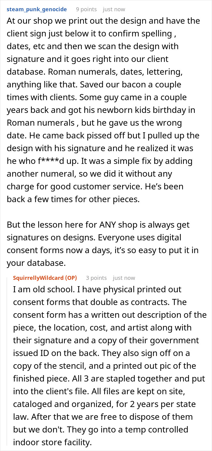 Woman Claims Tattoo Artist Ruined Her Ink, But The Reason Why Leaves The Whole Shop Stunned