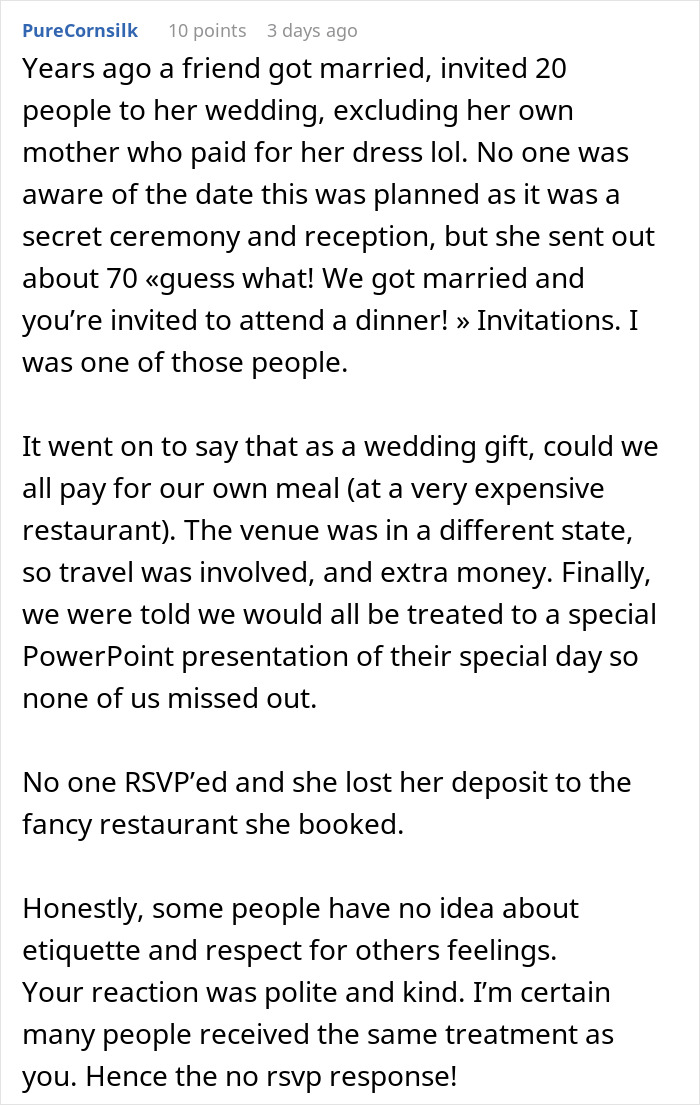Bride Drops Friend From Wedding To Make Room For Others, It Doesn’t Go As Planned Bride Drops Friend From Wedding To Make Room For Others, It Doesn’t Go As Planned