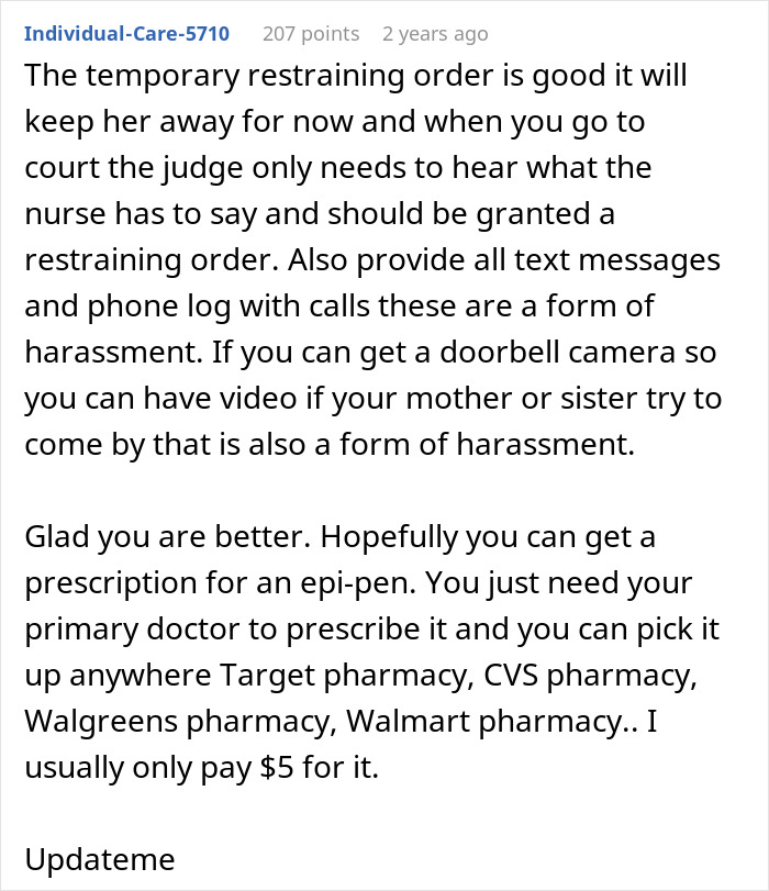 Sister Thinks Woman's Allergy Is A Lie, Her "Test" Gets Her Arrested Sister Thinks Woman's Allergy Is A Lie, Her "Test" Gets Her Arrested