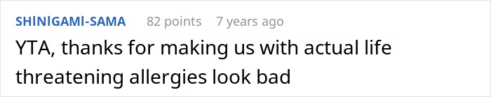 An individual expressing frustration over a lie allergy being faked in a restaurant, potentially trivializing real emergencies.