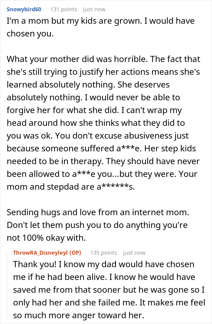 Supportive mom condemns a*****e mother in teen safety story